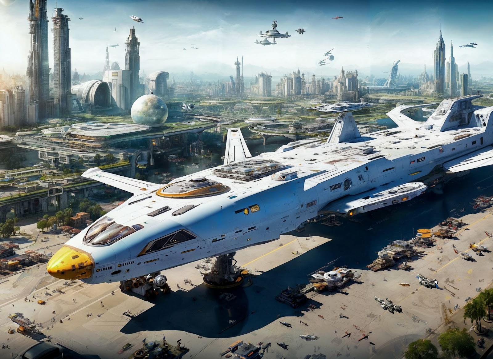 Иллюстрация Midjourney «Возвращение со звёзд» в качестве примера работы нейросети