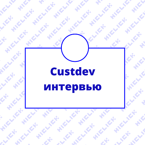 Глубинные исследования интервью по технологии Cusdev